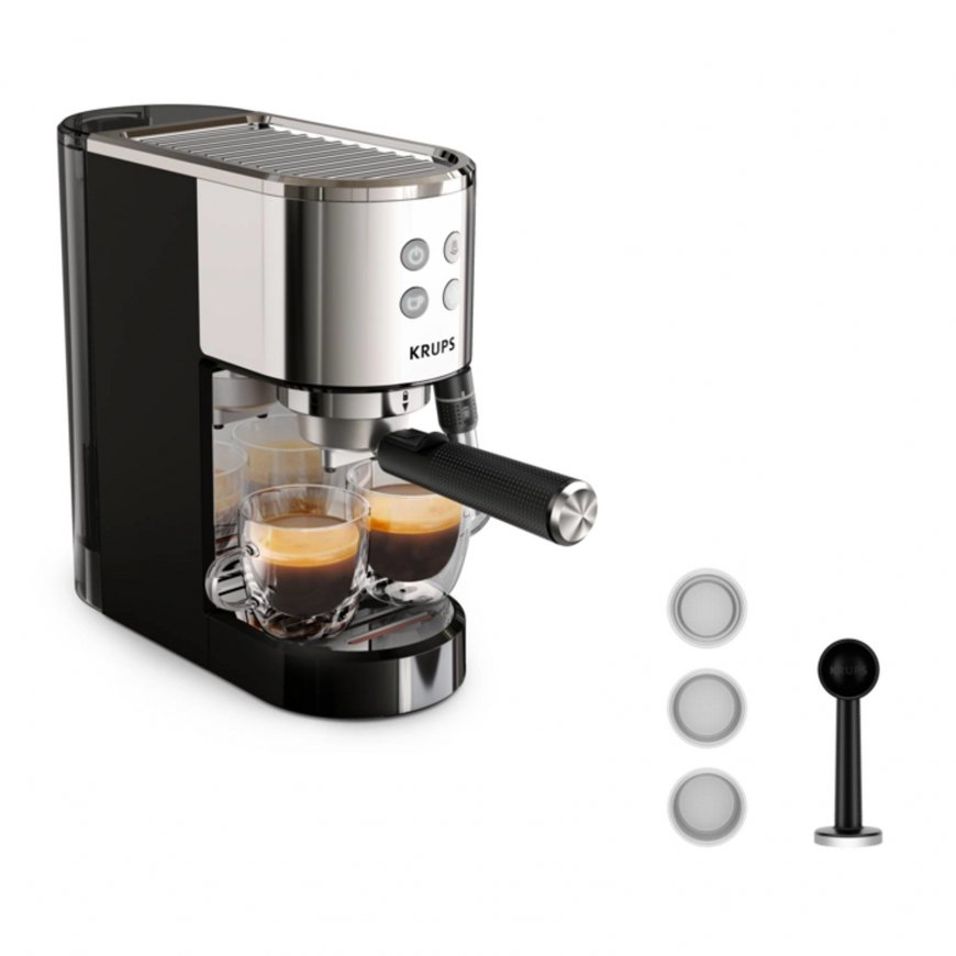 Krups Virtuoso XP444C10 kohvimasin Poolautomaatne Espressomasin 1 l