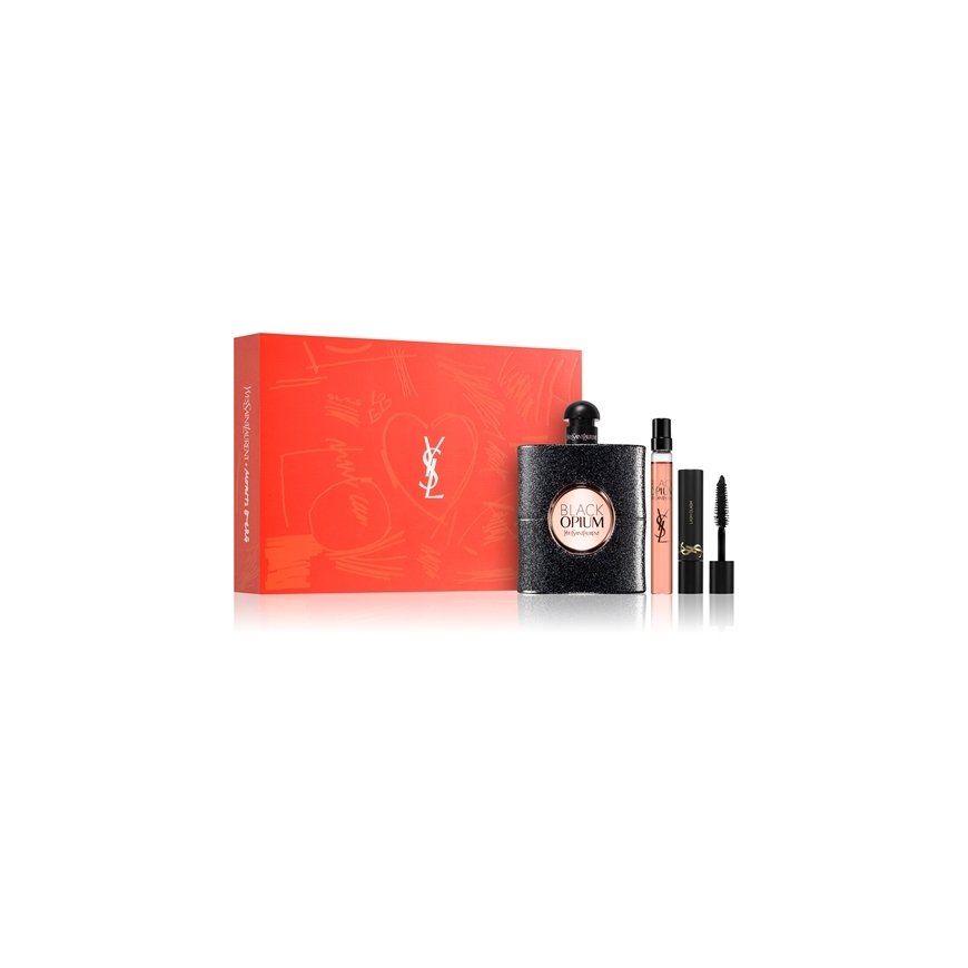 Yves Saint Laurent Musta Opium - EDP 50 ml + EDP 10 ml + ripsiväri 2 ml – 2