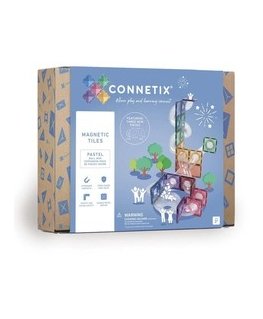 „Connetix“ – „Ball Run“ laienduskomplekt – pastellvärvid – 80 osa – (CT-P-00080-BR)