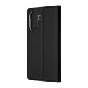 FoneKit BookCase dėklas, Samsung Galaxy S25 FE, juodas