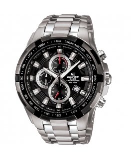 Casio EF-539D-1AVEF rokas pulkstenis Rokaspulkstenis Vīrietis Melns, Nerūsējošs tērauds
