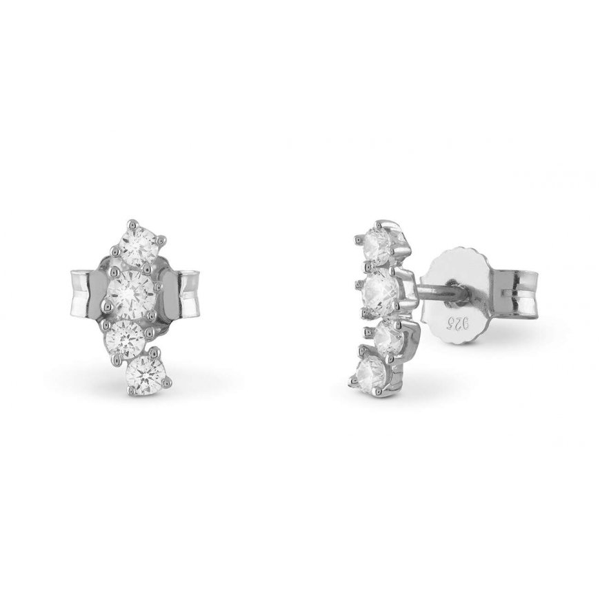 Guess Sidabrinis pips cubic zirconialla Jardin JSBE04495JWRHT/U