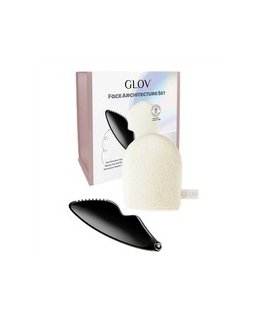 Glov Face Trainer with Modern Gua Sha Black Massager