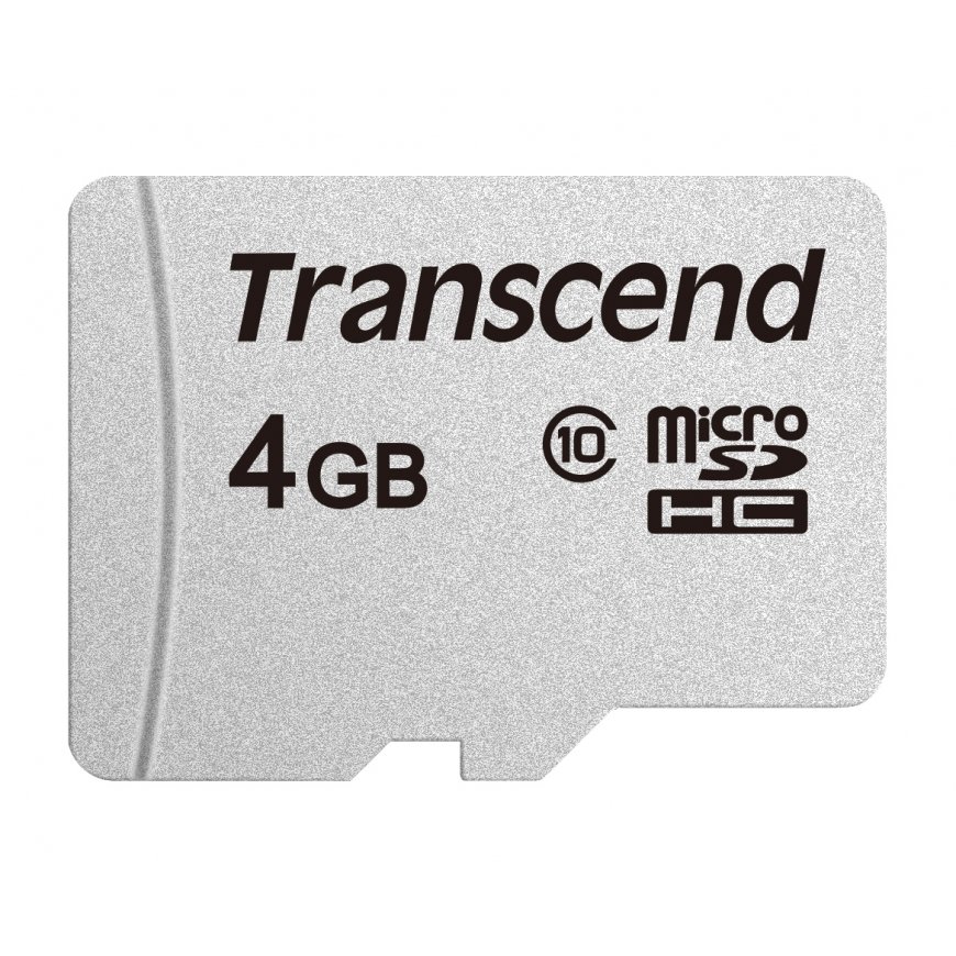 Transcend microSDHC 300S 4GB NAND Klass 10 – 2