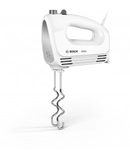 Bosch MFQ24200 mixer Hand mixer 400 W Brushed steel, White