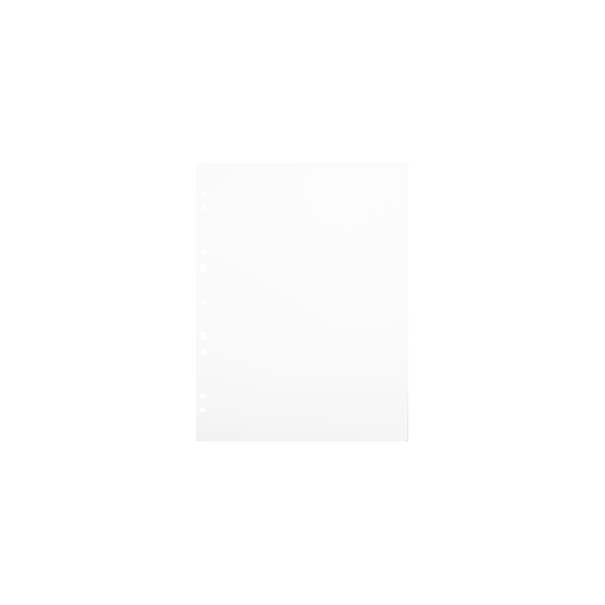 Focus kartona atkārtoti piepildāmās lapas Ringbinder