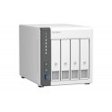 QNAP TS-433 NAS Tower ARM Cortex-A55 4 GB 0 TB QNAP QTS White