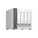 QNAP TS-433 NAS Tower ARM Cortex-A55 4 GB 0 TB QNAP QTS Valge QNAP TS-433 NAS Tower ARM Cortex-A55 4 GB 0 TB QNAP QTS Valge