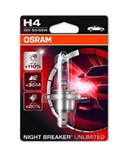 Osram H4 64193NBU 60/55W 12V P43T HCB2BOX NIGHT BREAKER UNLIMITED