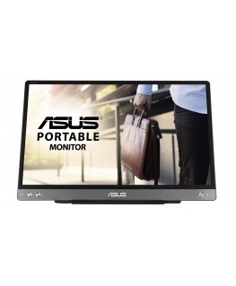 ASUS MB14AC tietokoneen litteä näyttö 35,6 cm (14") 1920 x 1080 pikseliä Full HD Harmaa