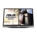 ASUS MB14AC tietokoneen litteä näyttö 35,6 cm (14") 1920 x 1080 pikseliä Full HD Harmaa ASUS MB14AC tietokoneen litteä näyttö 35,6 cm (14") 1920 x 1080 pikseliä Full HD Harmaa