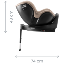 Britax Römer -autoturva DUALFIX PRO M, LUX, 61-105 cm, väri: kerma Britax Römer -autoturva DUALFIX PRO M, LUX, 61-105 cm, väri: kerma