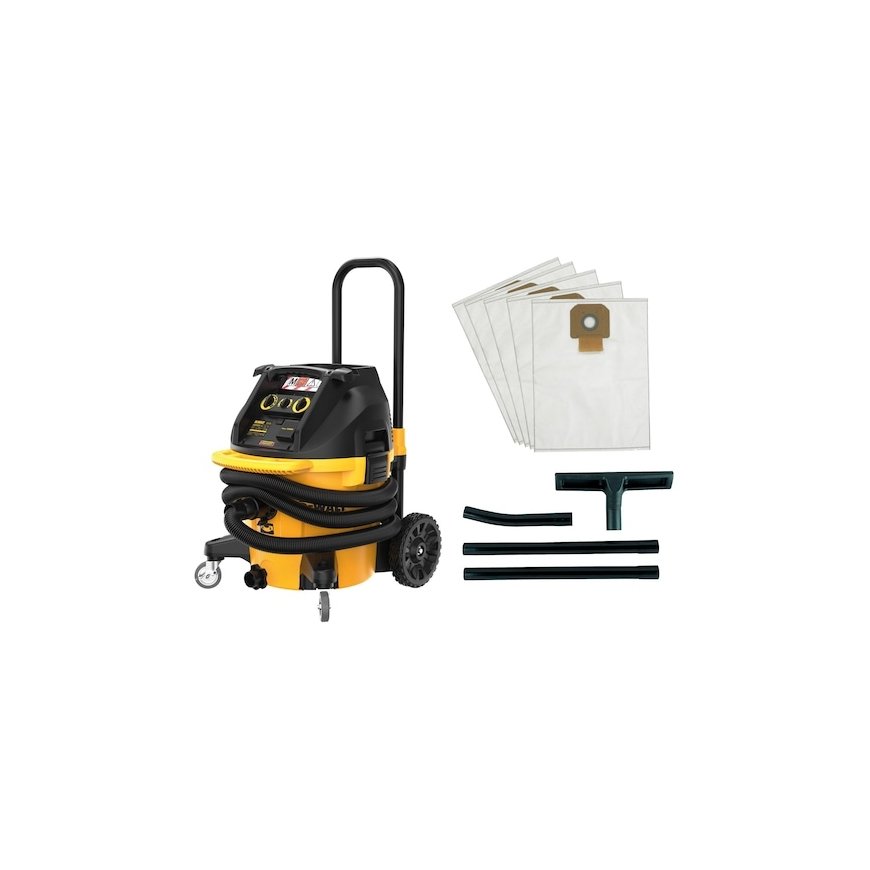 DeWALT DWV905MKIT-QS putekļusūcējs 38 L Cilindra