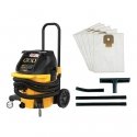 DeWALT DWV905MKIT-QS vacuum 38 L Cylinder vacuum Dry&wet 1400 W Dust bag