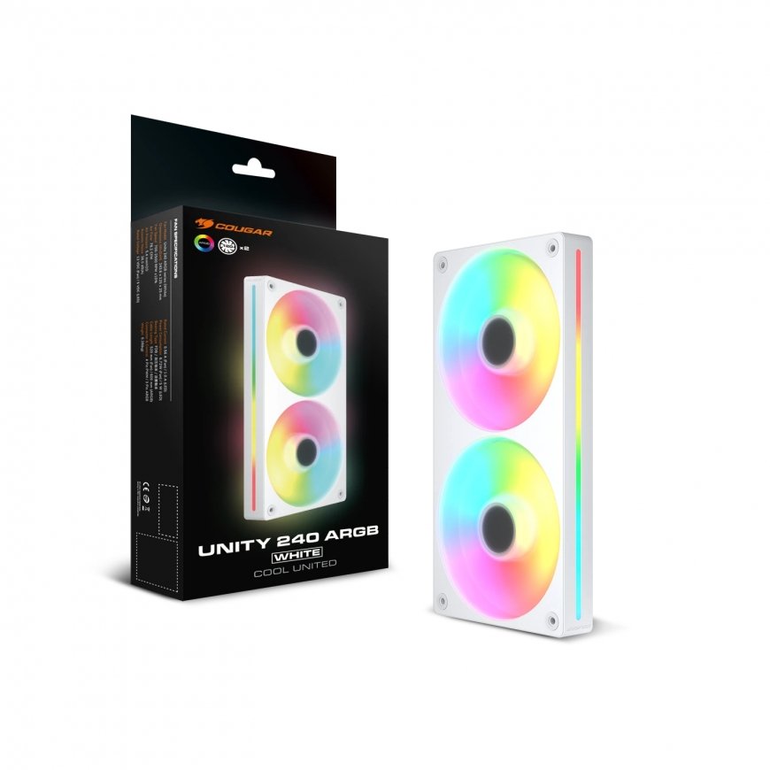 COUGAR CF-UN240FW-RGB Arvuti korpus Ventilaator 12 cm Valge – 5
