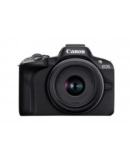 Canon EOS R50, Black + RF-S 18-45mm F4.5-6.3 IS STM Kit MILC 24,2 MP CMOS 6000 x 4000 pikseļi Melns