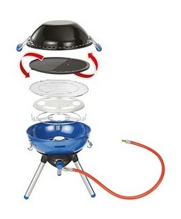Campingaz Party Grill 400 Caravan Гриль Настольный Пропан / бутан Черный, Синий, Атласная сталь 2000 W