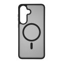 FoneKit MagSafe-совместимый Soft Touch чехол, Samsung Galaxy S25 FE, черный/серый