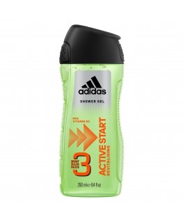 Adidas Active Start 250 ml Dušigeel Mehed Keha ja juuksed Sidrun, Münt