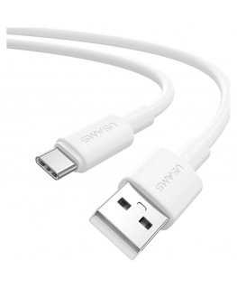USAMS U90 cable 3A USB-A to USB-C white