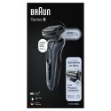 Braun Series 6 61-N1000s Sietiņa skuveklis Melns, Pelēks Braun Series 6 61-N1000s Sietiņa skuveklis Melns, Pelēks