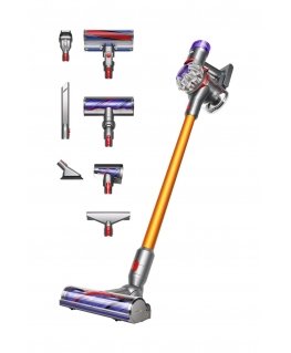 Dyson V8 Absolute Dulkių siurblys-šluota „du viename“ Baterija Sausa Bemaišis Sidabras, Geltona