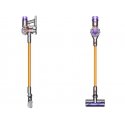 Dyson V8 Absolute “Divi vienā” bezvadu putekļusūcējs Baterija Sauss Bezmaisa Sudrabs, Dzeltens Dyson V8 Absolute “Divi vienā” bezvadu putekļusūcējs Baterija Sauss Bezmaisa Sudrabs, Dzeltens