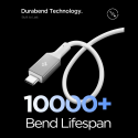 SPIGEN EB24012CC ESSENTIAL TYPE-C CABLE 240W 120CM WHITE SPIGEN EB24012CC ESSENTIAL TYPE-C CABLE 240W 120CM WHITE
