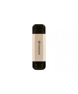 Transcend JetFlash 930C USB atmintukas 128 GB USB Type-A / USB Type-C 3.2 Gen 1 (3.1 Gen 1) Auksas