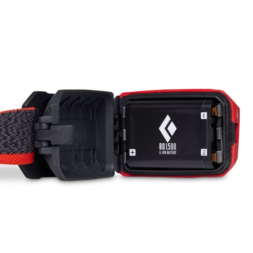 Black Diamond Storm 450 Melns, Sarkans Pieres lukturis – 5