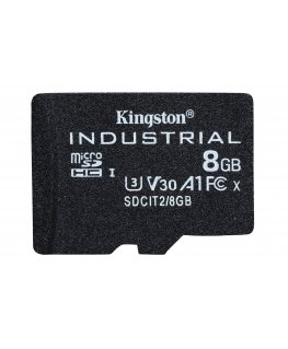 Kingston Technology Industrial 8 GB MicroSDHC UHS-I Klass 10