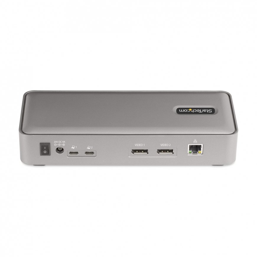StarTech.com 129UE-USBC-KVM-DOCK KVM jungiklis Sidabras – 3