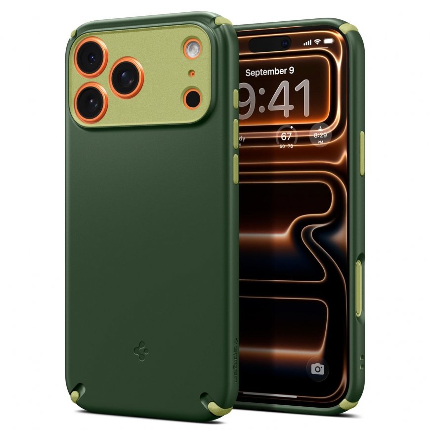 Spigen Nano Pop Hybrid (MagFit) iPhone 17 Pro Max Case Avo Green