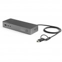 StarTech.com DK30C2DPEPUE dokstacija Vadu USB 3.2 Gen 1 (3.1 Gen 1) Type-C Melns, Pelēks StarTech.com DK30C2DPEPUE dokstacija Vadu USB 3.2 Gen 1 (3.1 Gen 1) Type-C Melns, Pelēks
