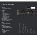 Keychron K10 HE SE 100 % spēļu tastatūra, balta/koks