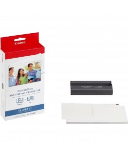 Canon KP-36IP Colour Ink + 100 x 148 mm Paper Set, 36 Sheets