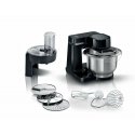 Bosch Serie 2 MUMS2EB01 virtuvinis kombainas 700 W 3,8 L Juoda, Nerūdijančiojo plieno Bosch Serie 2 MUMS2EB01 virtuvinis kombainas 700 W 3,8 L Juoda, Nerūdijančiojo plieno