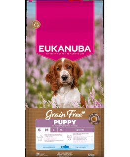 Sausa barība kucēniem - Eukanuba Puppy&Junior, Small&Medium, GRA