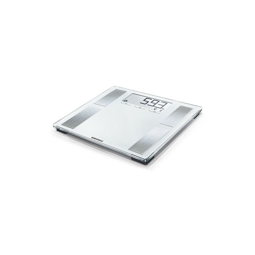 Soehnle Shape Sense Connect 100 Stačiakampis Sidabras Elektroninės vonios svarstyklės