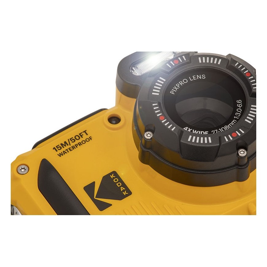 Kodak PixPro 1/2.7" Kompaktiškas fotoaparatas 16 MP BSI CMOS 1920 x 1080 pikseliai Geltona – 5