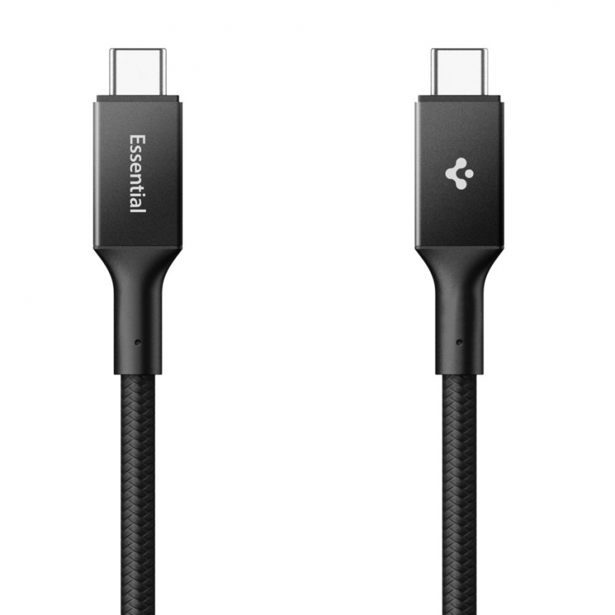 SPIGEN EB10010CC ESSENTIAL TYPE-C CABLE 100W 100CM BLACK – 2