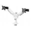Neomounts DS65S-950WH2 Monitor arm 24-34" - gas spring - Topfix - multi-adjustable - 180°-stop