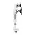 Neomounts DS65S-950WH2 Monitor arm 24-34" - gas spring - Topfix - multi-adjustable - 180°-stop
