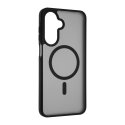 FoneKit MagSafe-Compatible Soft Touch Case, Samsung Galaxy A17, Black/Grey FoneKit MagSafe-Compatible Soft Touch Case, Samsung Galaxy A17, Black/Grey