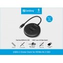 Sandberg 136-72 HDD/SSD dokkimisjaam USB 3.2 Gen 2 (3.1 Gen 1) Type-C Must