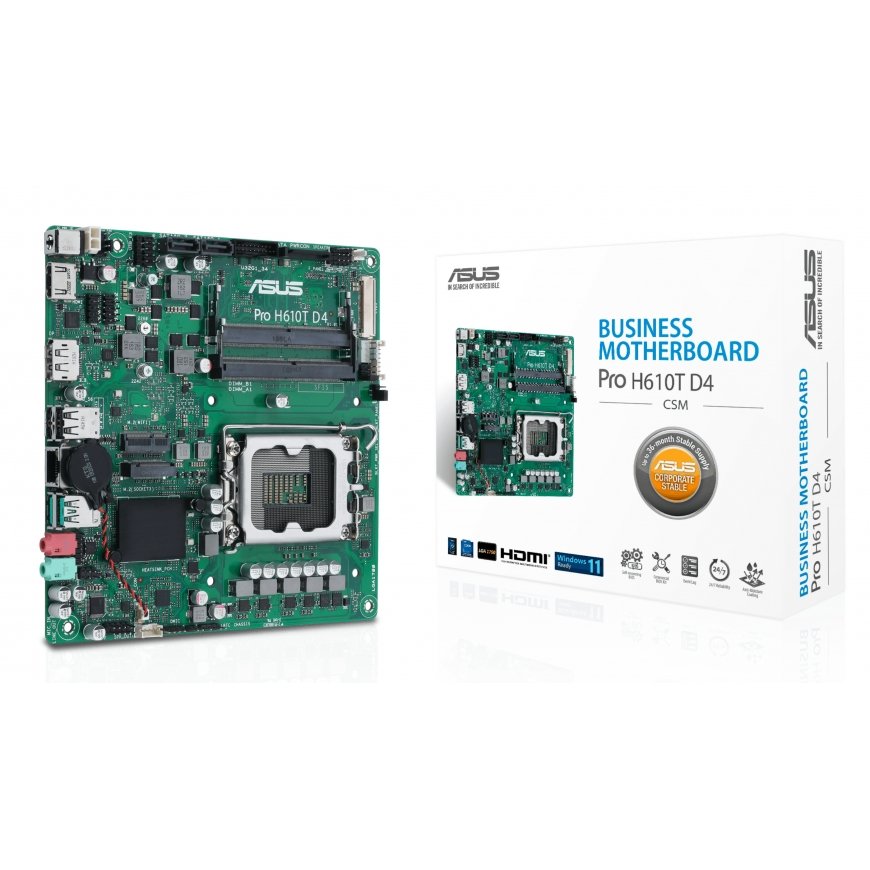 ASUS Pro H610T D4-CSM Intel H610