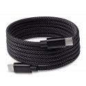 Fuj:tech magneettinen USB-C-kaapeli, 2 m, musta Fuj:tech magneettinen USB-C-kaapeli, 2 m, musta