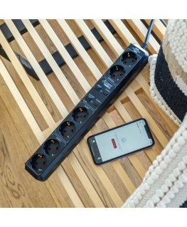 Brennenstuhl Eco-Line WIFI 6-išėjimų šakotuvė 1,5m