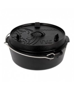 Petromax ft6-t "holandiešu'' katls 5,5 L Melns