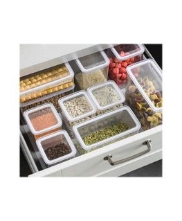 5five Simply Smart Maisto Container, airtight plastic box, cube shape, 2 liters